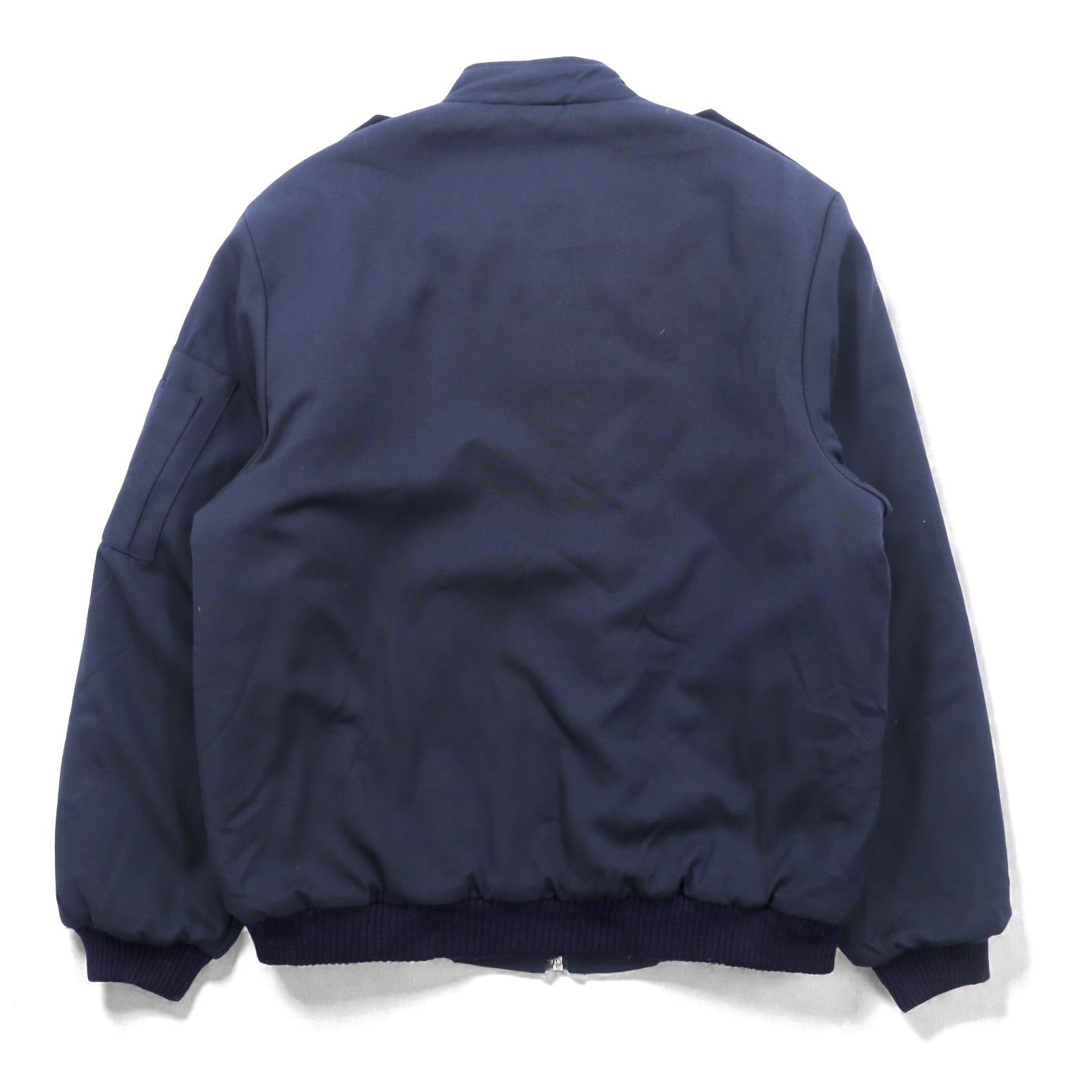 90s British Vintage Flight Jacket 英国製 タンカース フライトジャケット M ネイビー 中綿 エポレット POOLEYS Flying Clothing イギリス製