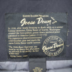 Eddie Bauer プレミアム グース PREMIUM Goose Down ダウンジャケット 2XL ブラック ファー着脱式 ドローコード
