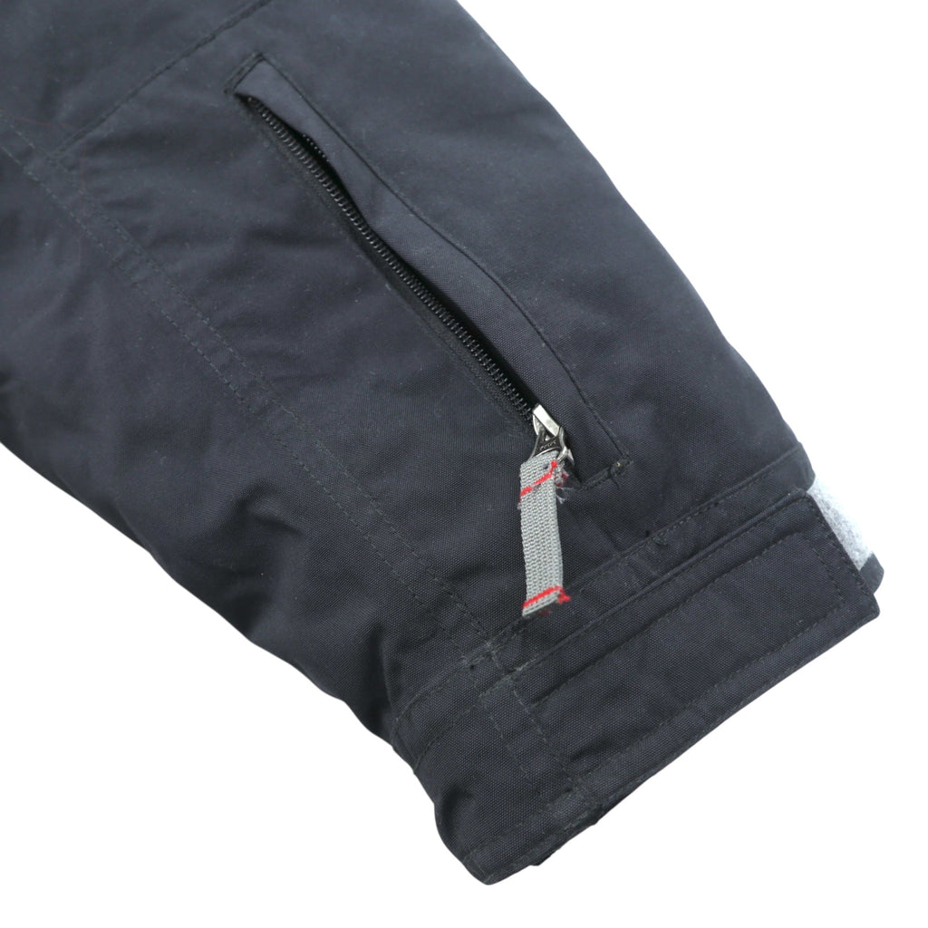 Eddie Bauer プレミアム グース PREMIUM Goose Down ダウンジャケット 2XL ブラック ファー着脱式 ドローコード