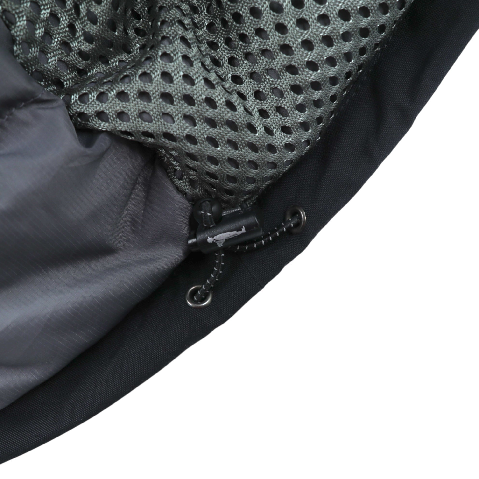 Eddie Bauer プレミアム グース PREMIUM Goose Down ダウンジャケット 2XL ブラック ファー着脱式 ドローコード