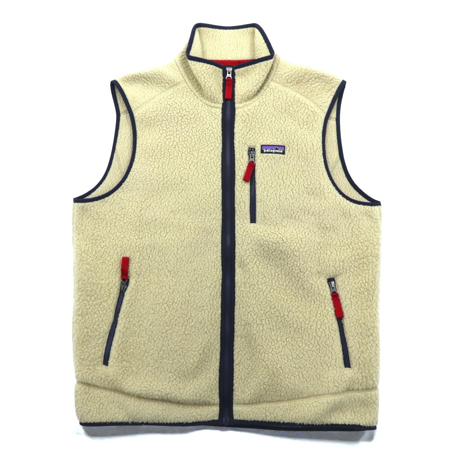 Patagonia クラシック レトロ  Classic Retro-X Vest ボア フリースベスト L ベージュ STY22820