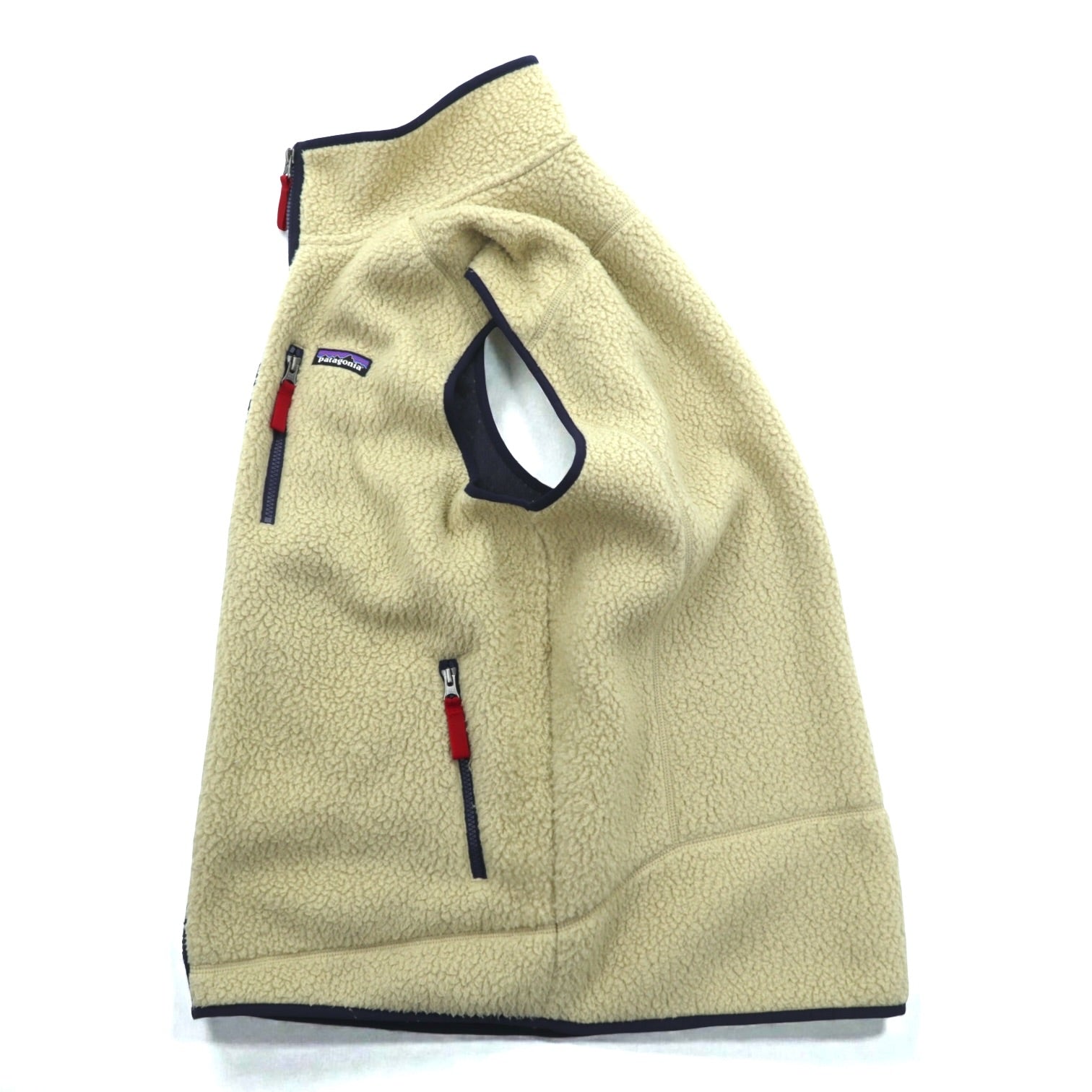 Patagonia クラシック レトロ  Classic Retro-X Vest ボア フリースベスト L ベージュ STY22820