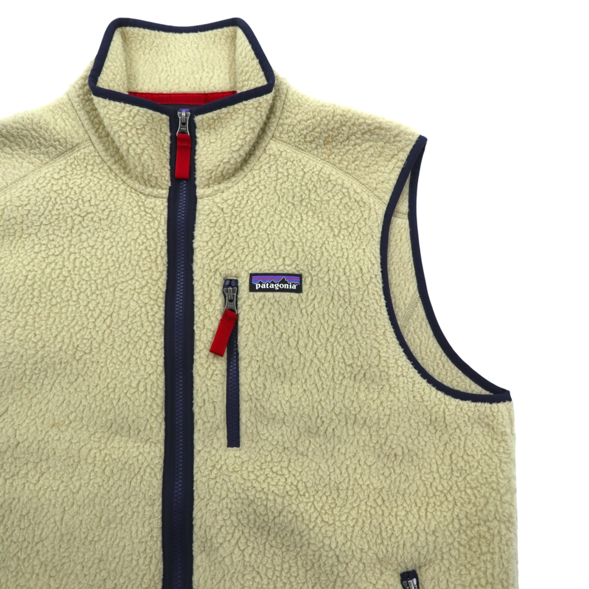 Patagonia クラシック レトロ  Classic Retro-X Vest ボア フリースベスト L ベージュ STY22820