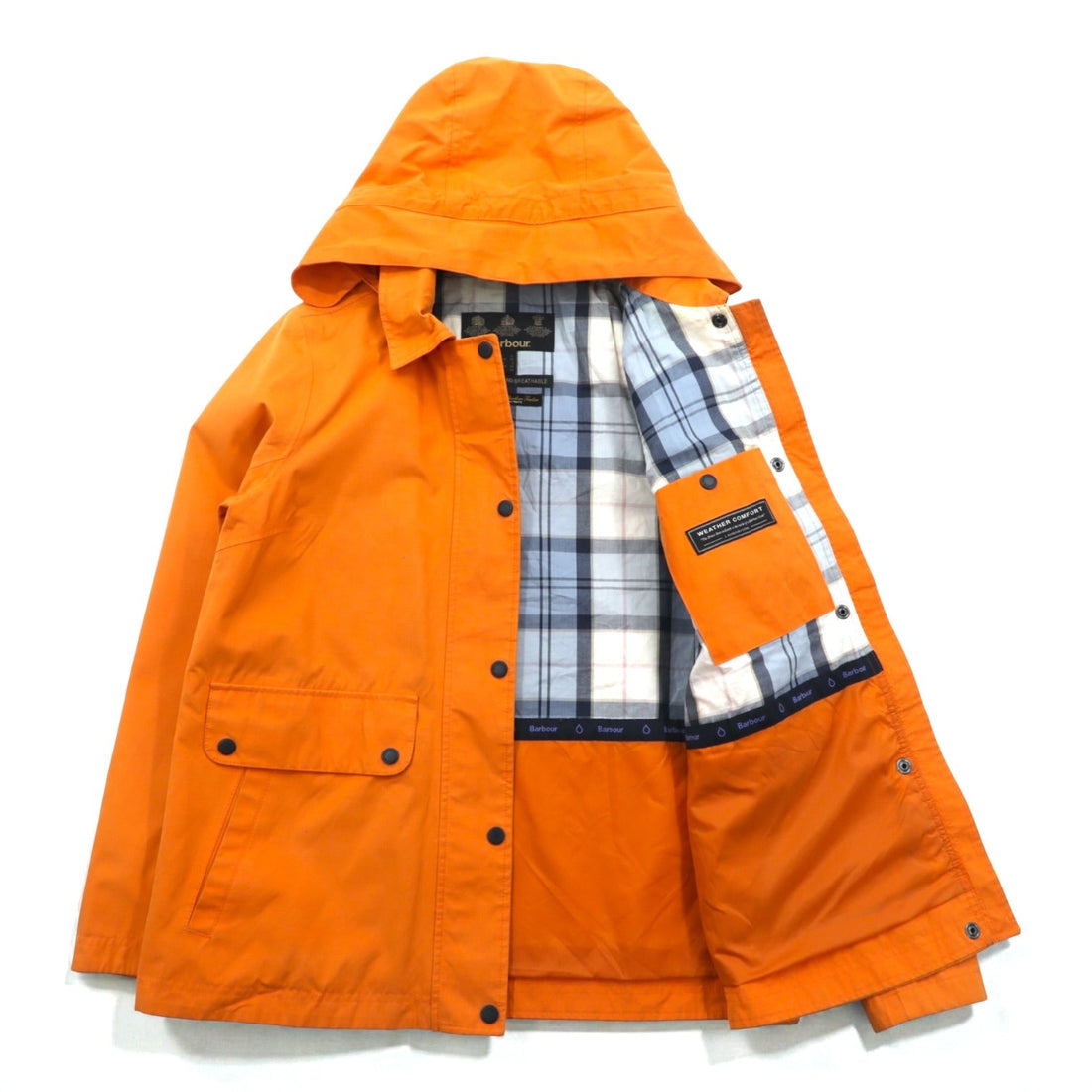 Barbour Detachable Windbreaker Mountain Hoodie, Size M, Orange, Waterproof, Tramontane Jacket, Weather Comfort, LWB0529OR53
