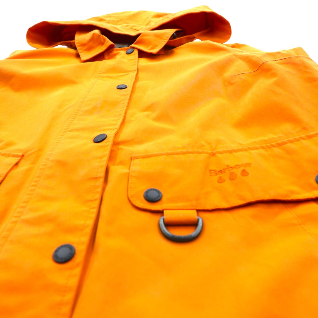 Barbour Detachable Windbreaker Mountain Hoodie, Size M, Orange, Waterproof, Tramontane Jacket, Weather Comfort, LWB0529OR53