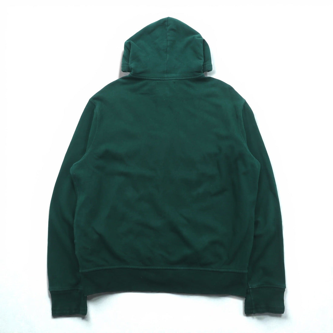 Polo Ralph Lauren Big Pony Zip Up Hoodie XXL Green Yellow Chevron V Stripe Sweatshirt White Pony