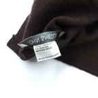 JOHN SMEDLEY 英国製 メリノウール タートルネック ニット セーター M ブラウン 短丈 イギリス製