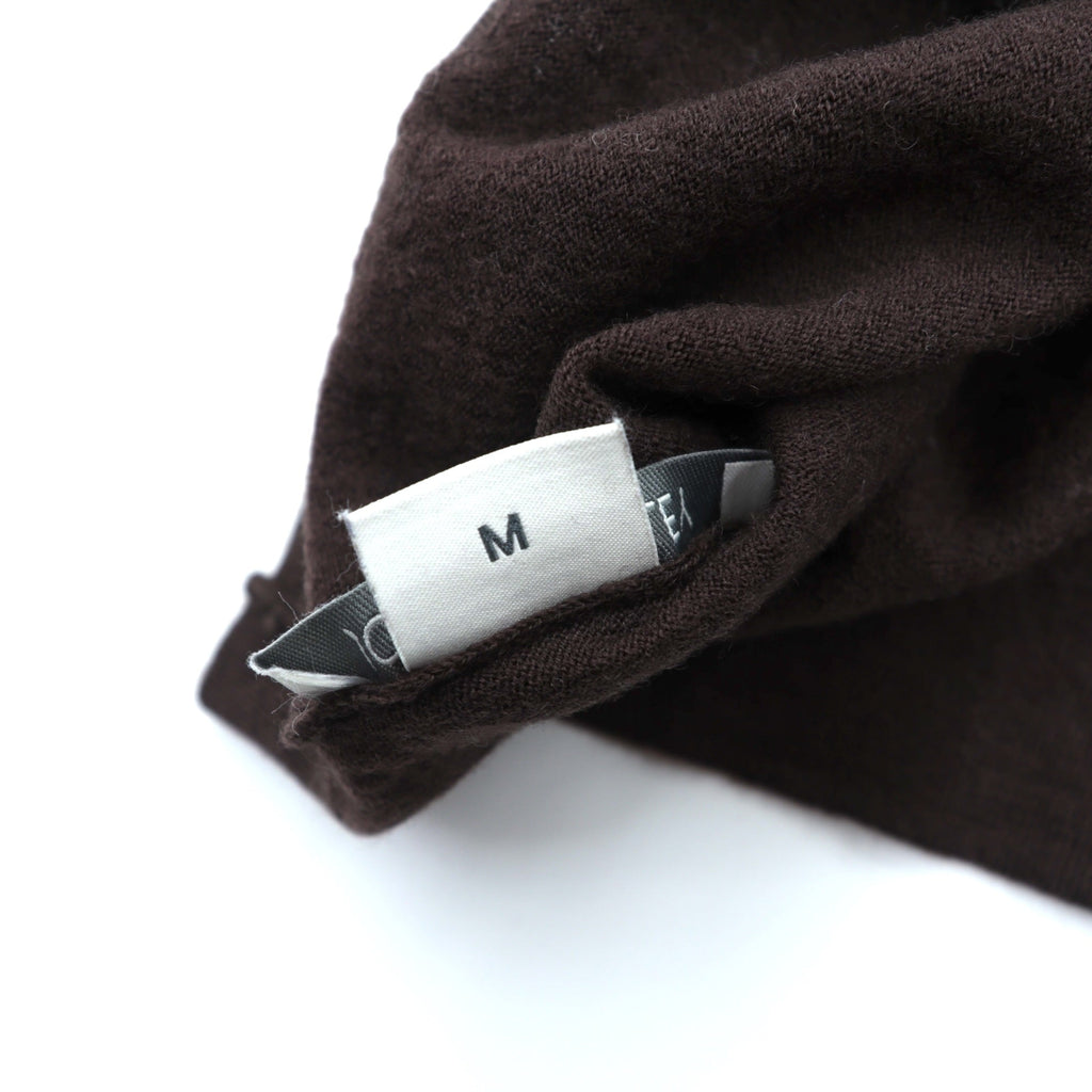 JOHN SMEDLEY 英国製 メリノウール タートルネック ニット セーター M ブラウン 短丈 イギリス製
