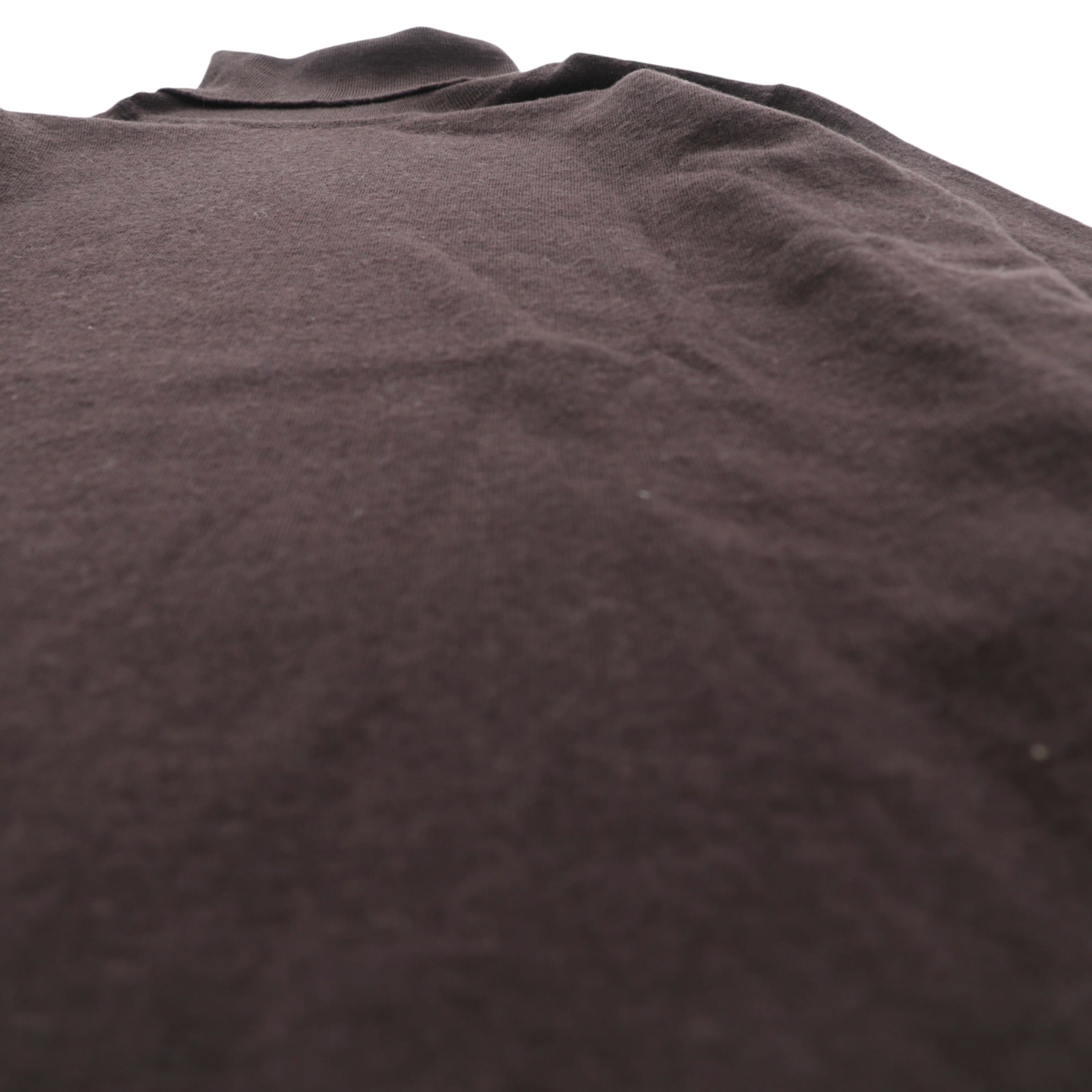 JOHN SMEDLEY 英国製 メリノウール タートルネック ニット セーター M ブラウン 短丈 イギリス製