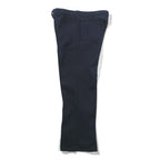 Wrangler 90年代 USA製 ランチャー ドレス ジーンズ センタープレス スラックス パンツ L ネイビー フレア ブーツカット