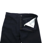 Wrangler 90年代 USA製 ランチャー ドレス ジーンズ センタープレス スラックス パンツ L ネイビー フレア ブーツカット