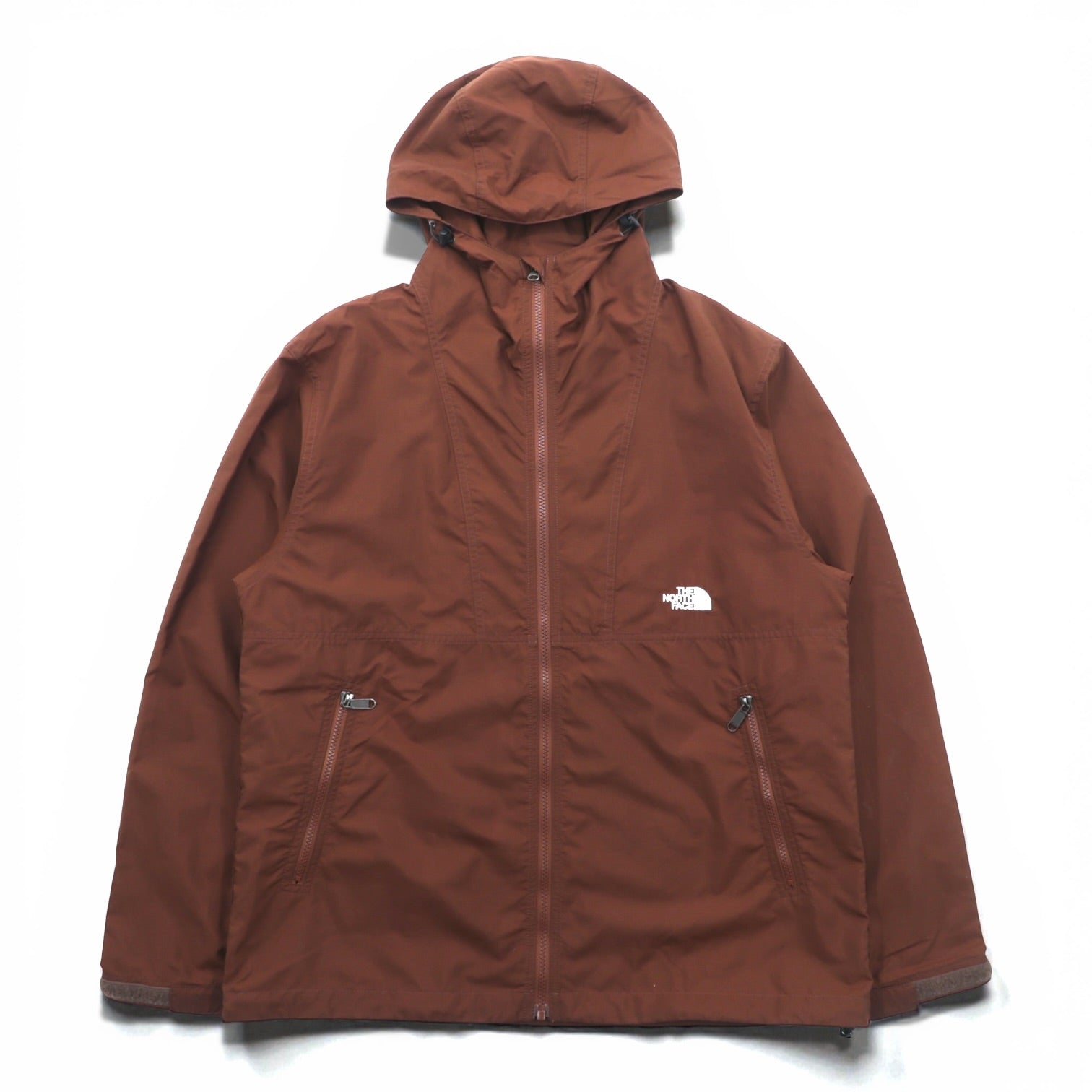 THE NORTH FACE コンパクトジャケット マウンテンパーカー シェル L ブラウン ナイロン NP72230