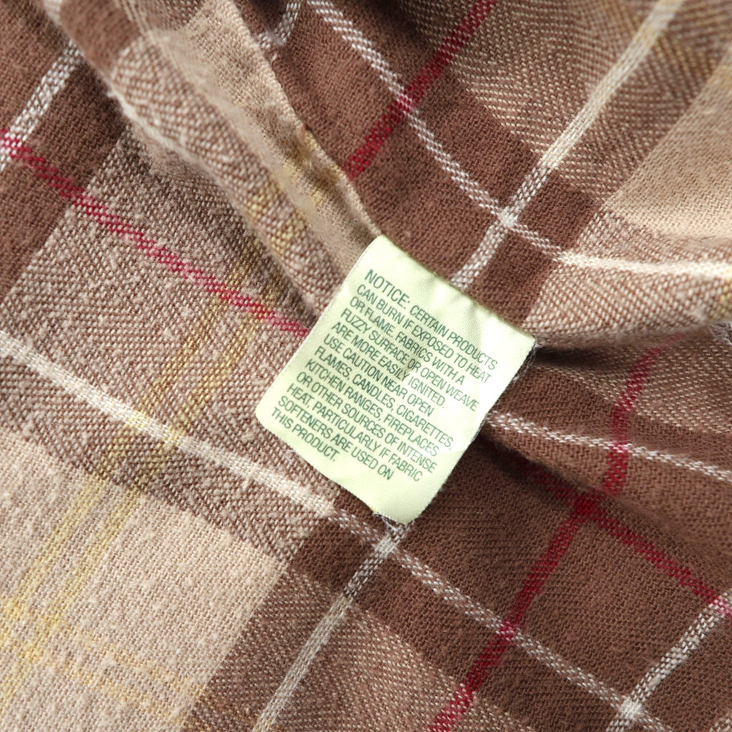 L.L.Bean ダック チョアコート カバーオール M ベージュ 襟コーデュロイ 裏地チェック 267093