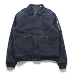Schott CWU-45P フライトジャケット ARMY TYPE-U 中綿 2XL ネイビー 襟ボア着脱式 CWU-R-213-31