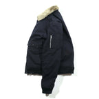 Schott CWU-45P フライトジャケット ARMY TYPE-U 中綿 2XL ネイビー 襟ボア着脱式 CWU-R-213-31