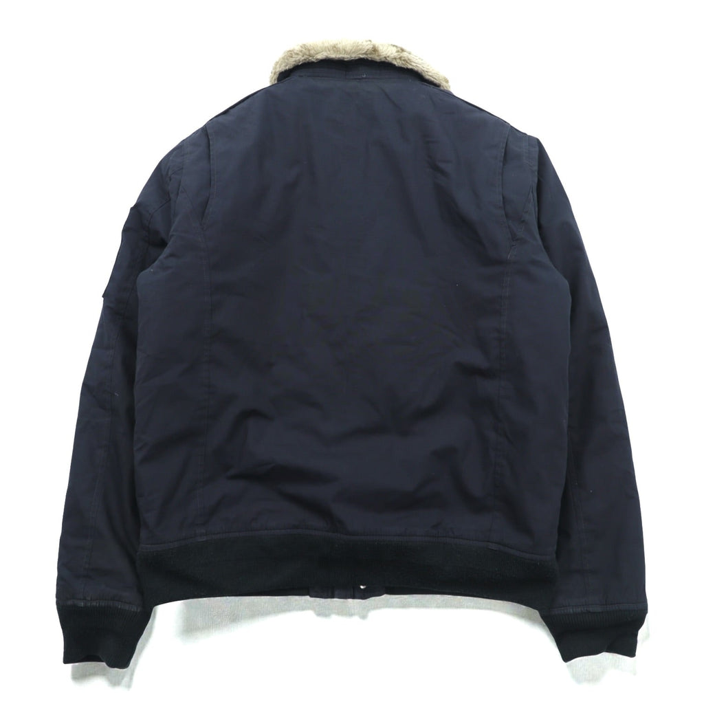 Schott CWU-45P フライトジャケット ARMY TYPE-U 中綿 2XL ネイビー 襟ボア着脱式 CWU-R-213-31