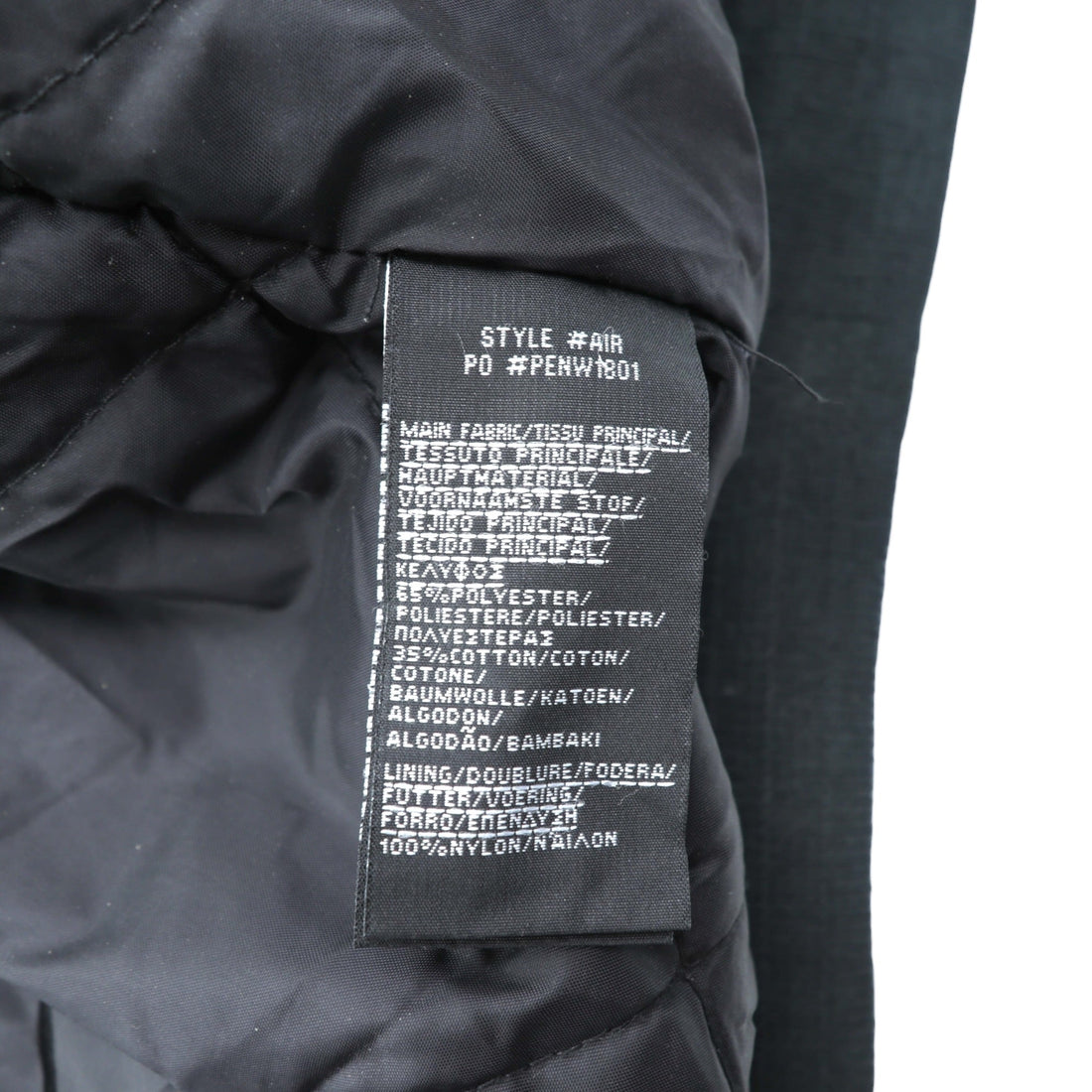 Schott TYPE-U Bomber Jacket Flight Jacket XL Navy Polyester CWU-R-213-31 Detachable Boa Collar