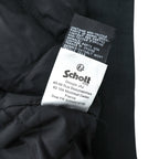 Schott CWU-45P フライトジャケット ARMY TYPE-U 中綿 2XL ネイビー 襟ボア着脱式 CWU-R-213-31