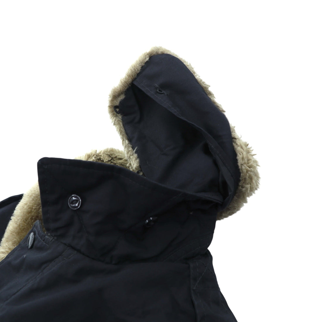 Schott TYPE-U Bomber Jacket Flight Jacket XL Navy Polyester CWU-R-213-31 Detachable Boa Collar