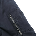 Schott CWU-45P フライトジャケット ARMY TYPE-U 中綿 2XL ネイビー 襟ボア着脱式 CWU-R-213-31