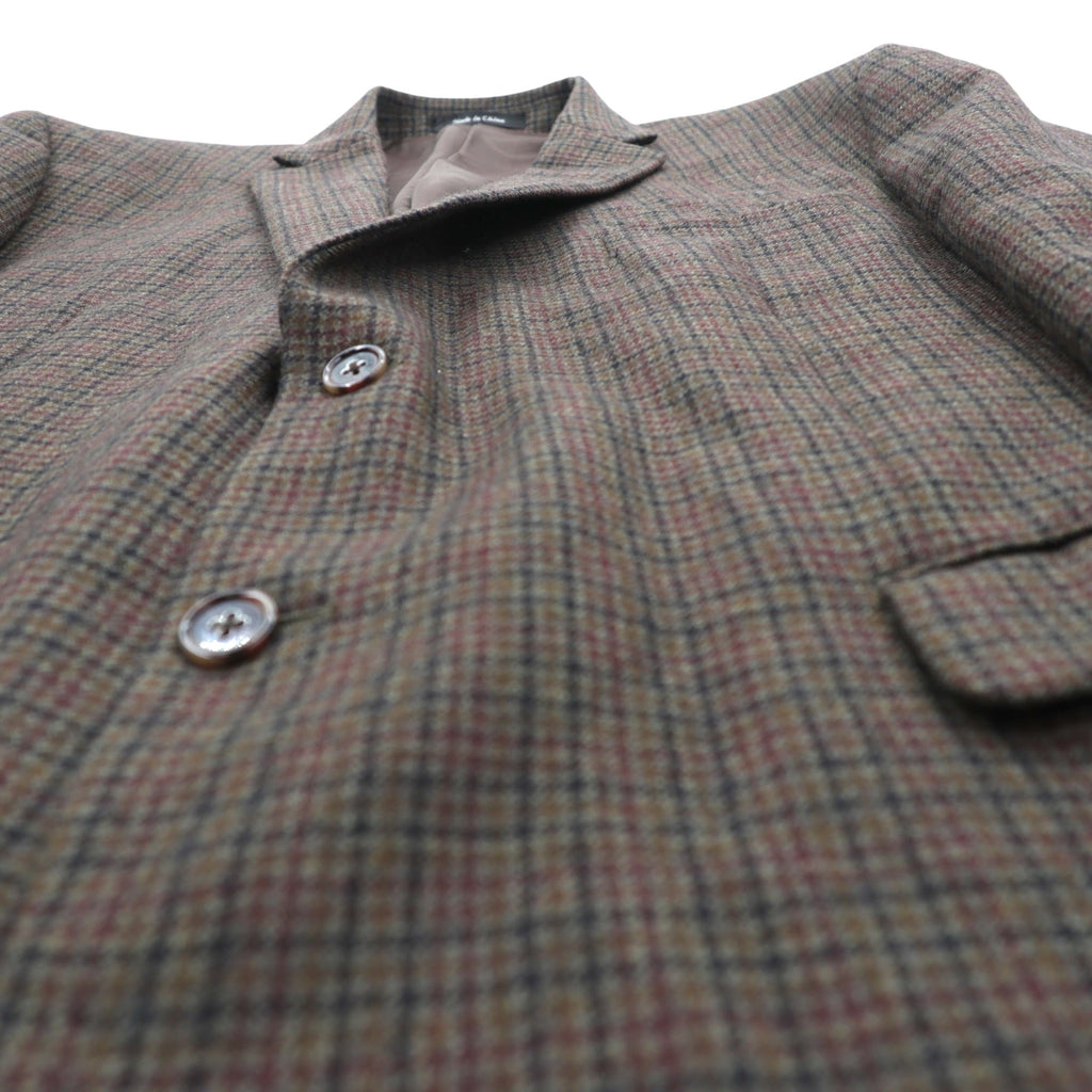 LAUREN RALPH LAUREN 2B テーラードジャケット ブレザー XL ブラウン ウール チェック