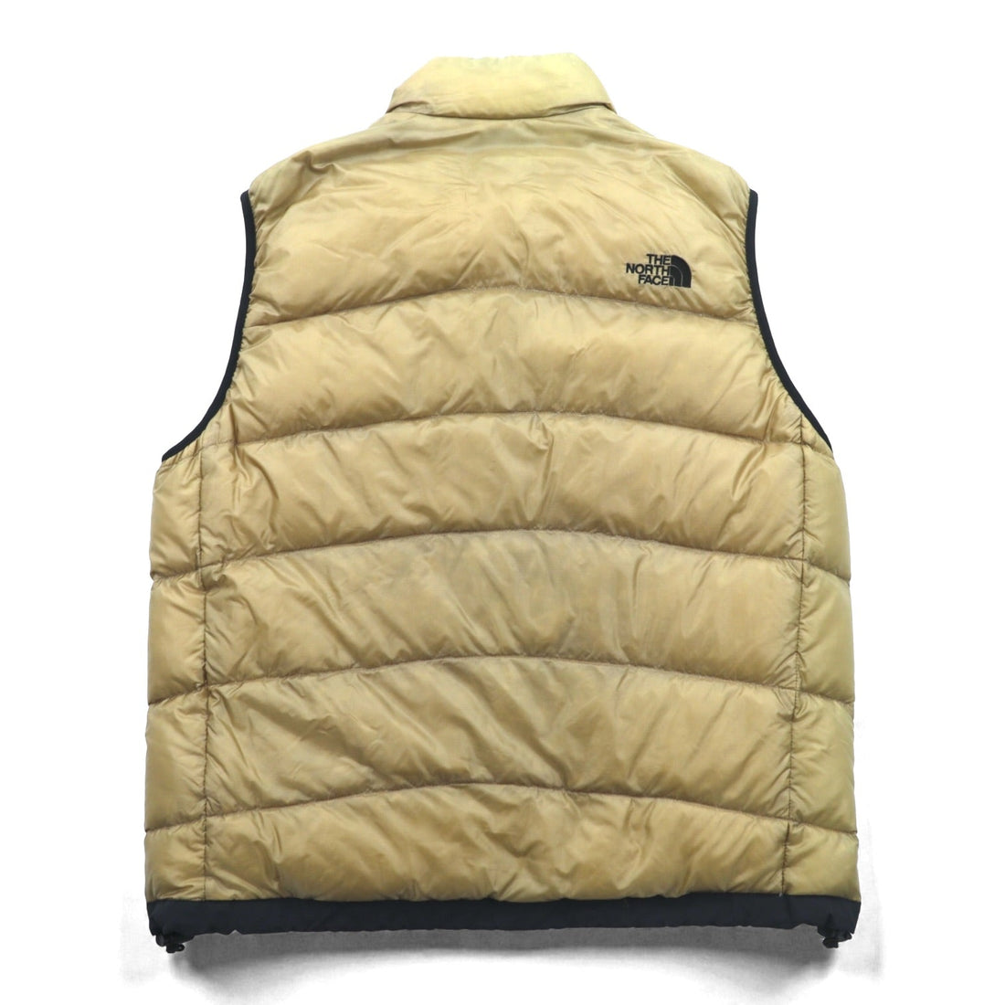 THE NORTH FACE アコンカグア Aconcagua Vest ダウンベスト L ベージュ ナイロン SUMMIT SERIES ND13300