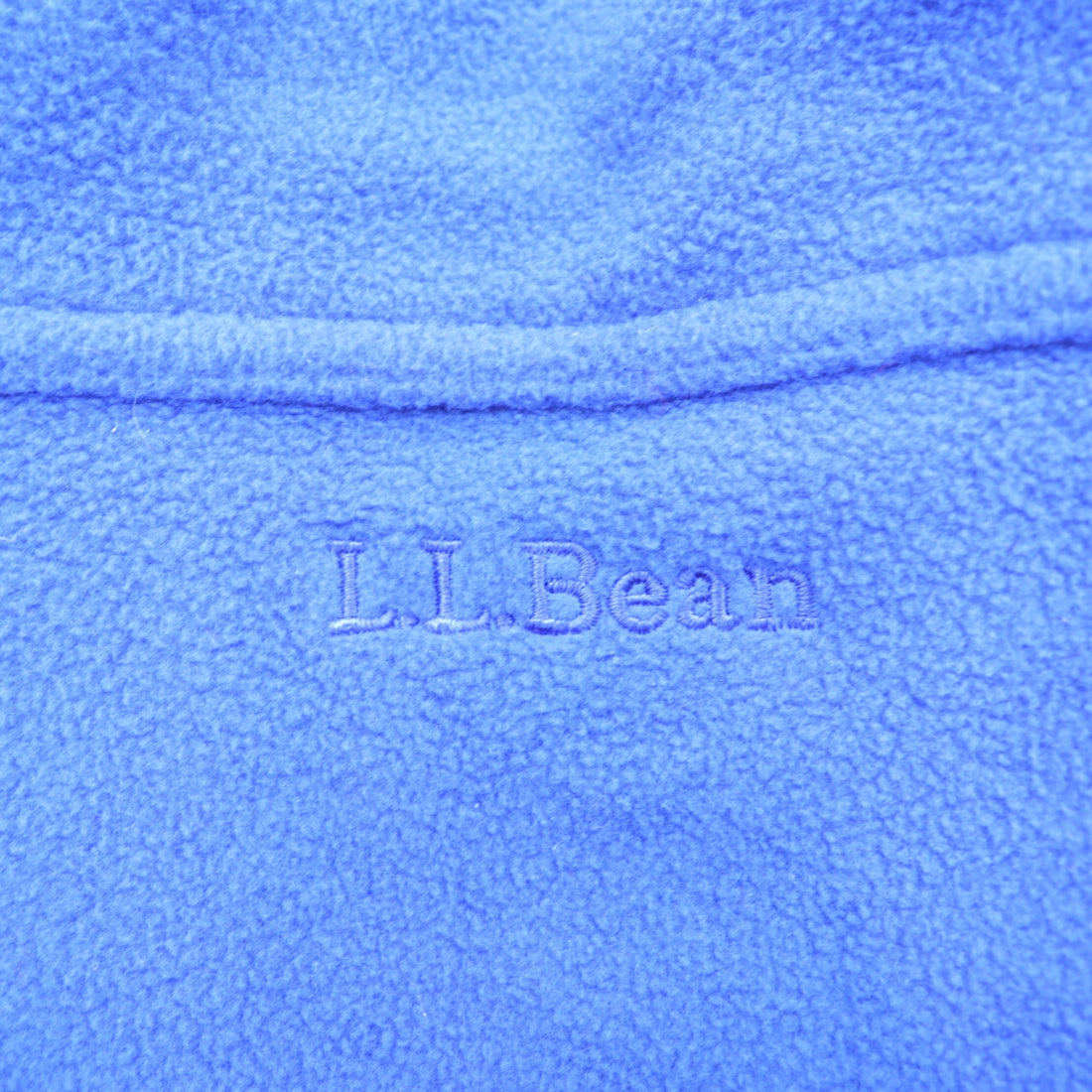 L.L.Bean Full Zip Fleece Jacket XL Blue Polyester 265276