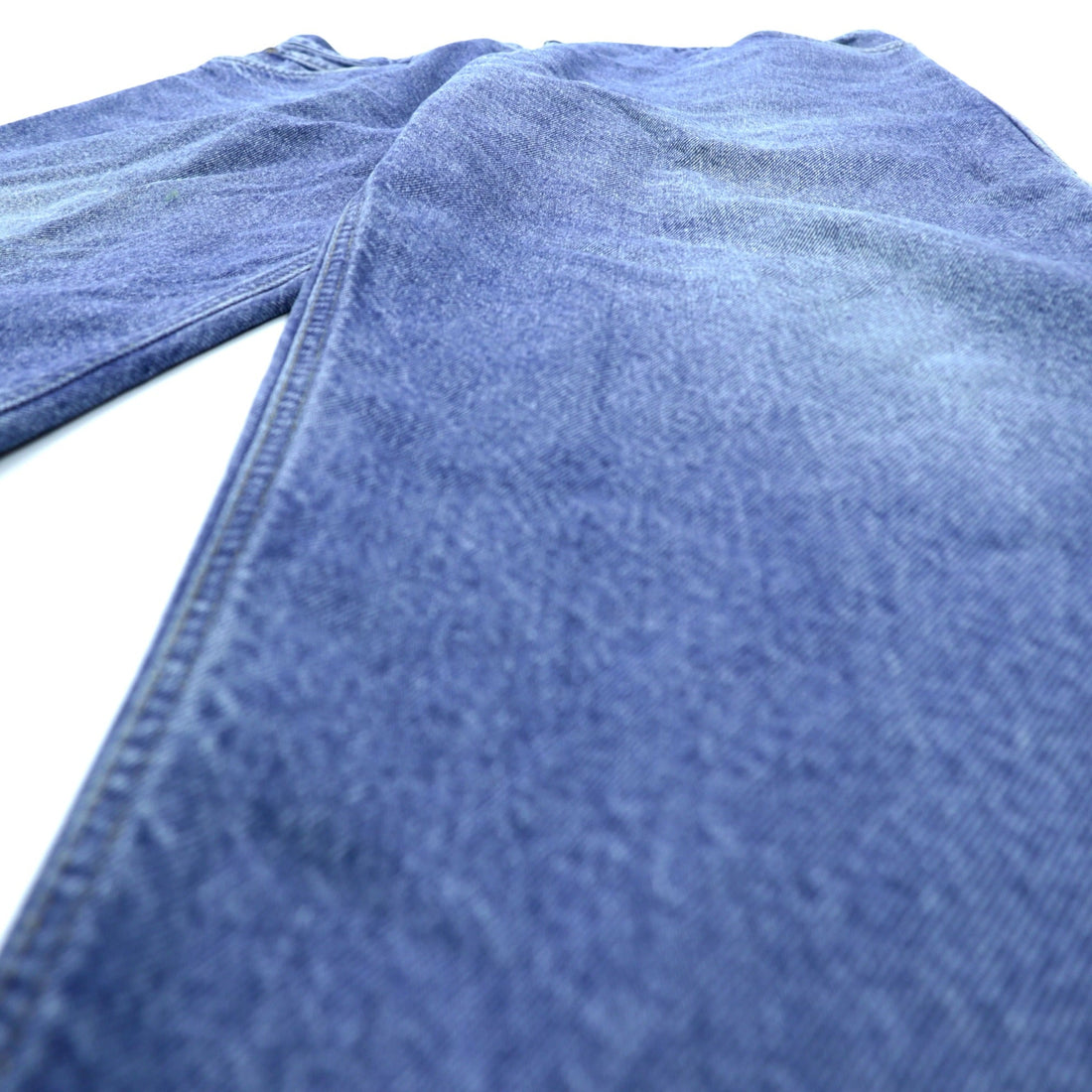 Carhartt 90s Relaxed Fit Flannel Lined Denim Pants, Jeans, XL, Indigo, Check Lining, Light Wash
