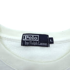 Polo Ralph Lauren 90年代 前V リバースウィーブ スウェット トレーナー L ホワイト スモールポニー刺繍