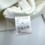 Polo Ralph Lauren 90年代 前V リバースウィーブ スウェット トレーナー L ホワイト スモールポニー刺繍