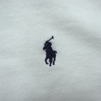 Polo Ralph Lauren 90年代 前V リバースウィーブ スウェット トレーナー L ホワイト スモールポニー刺繍