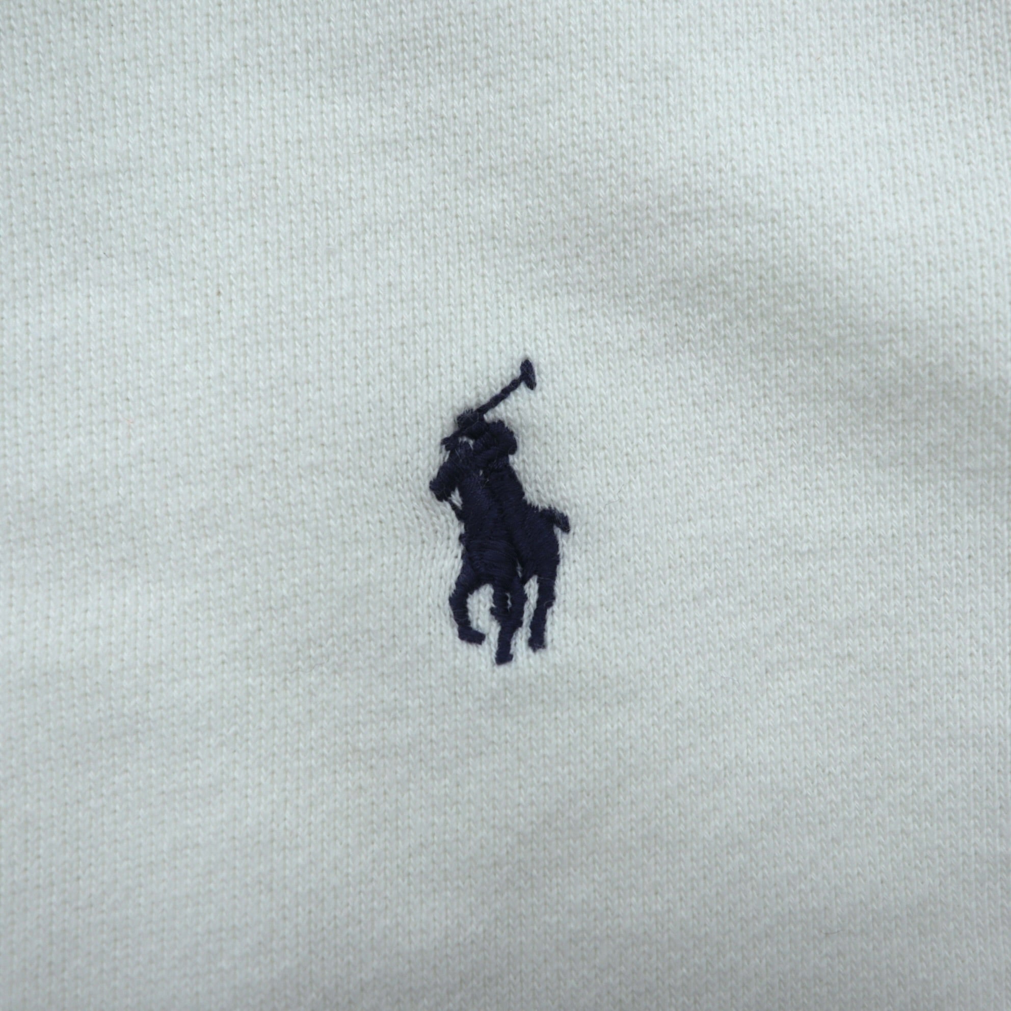 Polo Ralph Lauren 90年代 前V リバースウィーブ スウェット トレーナー L ホワイト スモールポニー刺繍