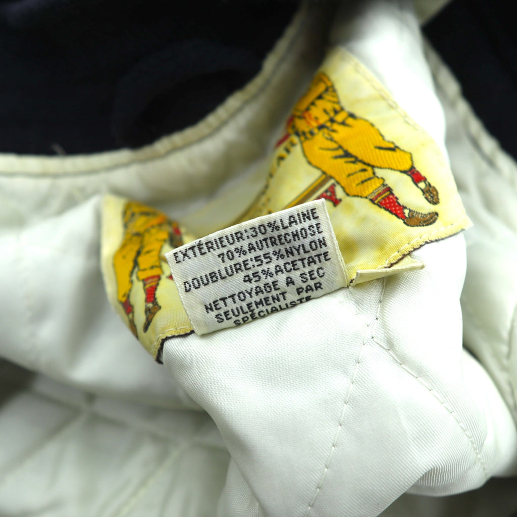 AVIREX 90年代 ヴィンテージ COLLEGIATE WEAR CHAMPS 1951-53 スタジャン L ウール レタード ワッペン