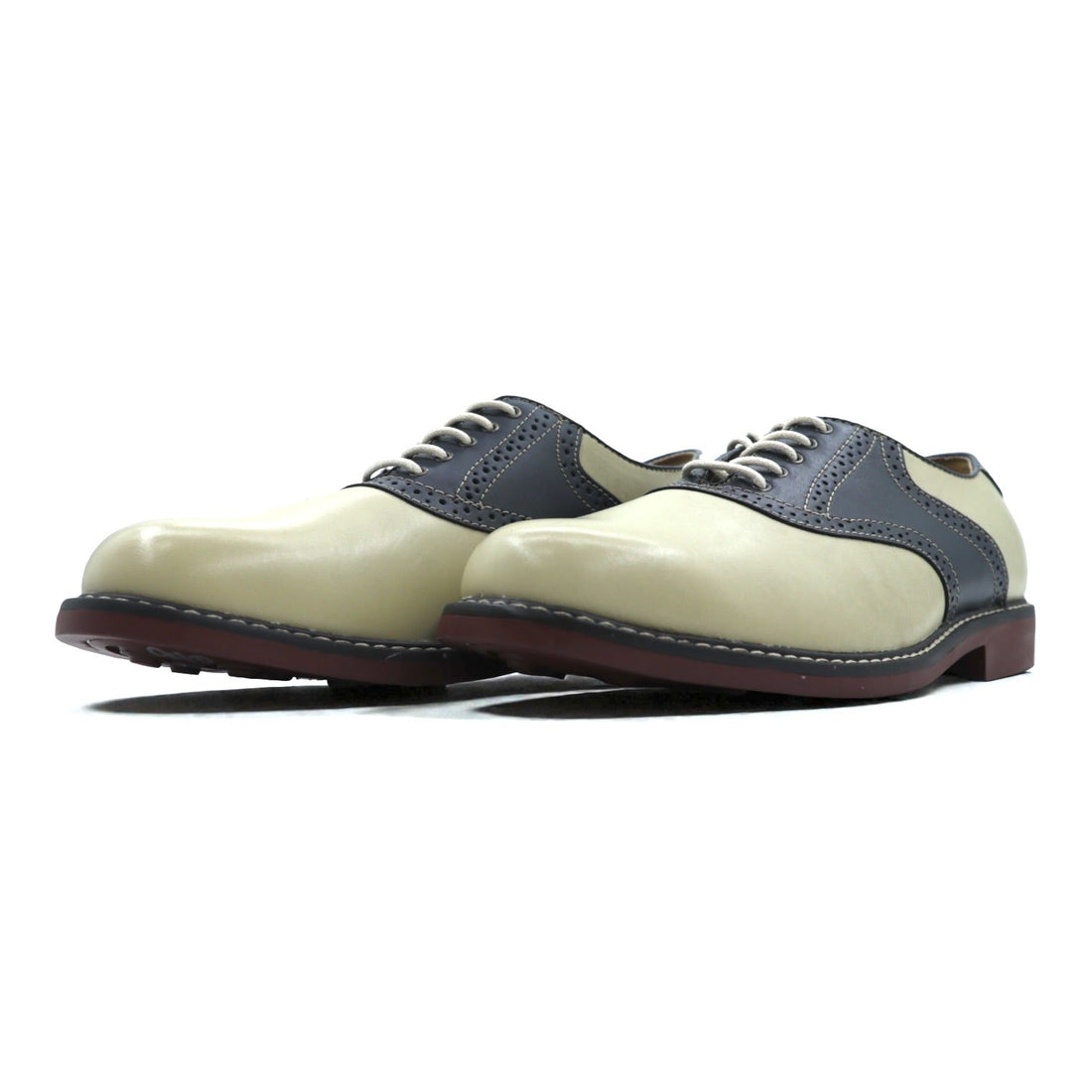 G.H.BASS Saddle Shoes, Dress Size 27cm, Beige Leather, Genuine BUCHANON, Unused