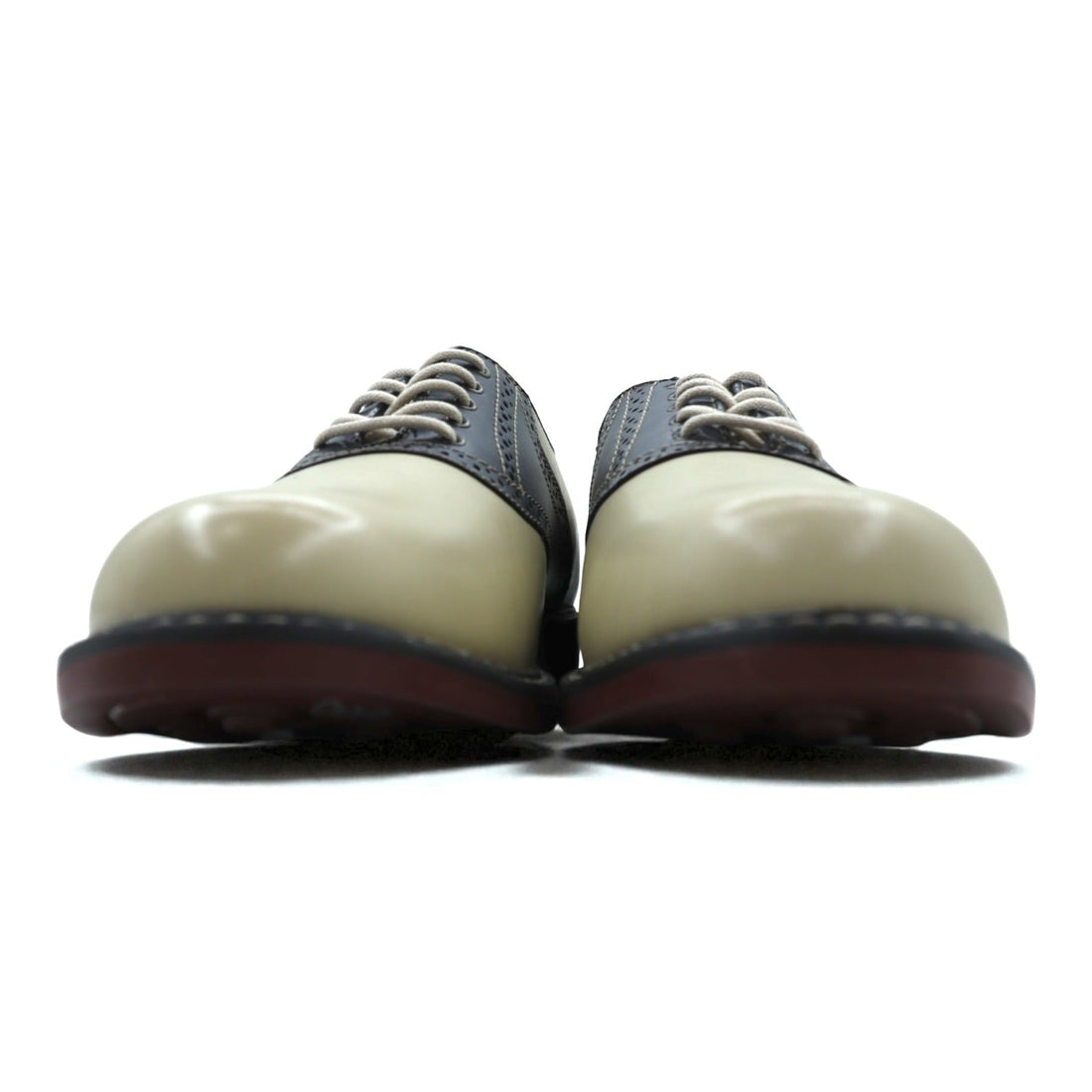 G.H.BASS Saddle Shoes, Dress Size 27cm, Beige Leather, Genuine BUCHANON, Unused