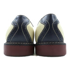 G.H.BASS サドルシューズ 2トーン コンビ ドレスシューズ 27cm ベージュ レザー 本革 BUCHANON