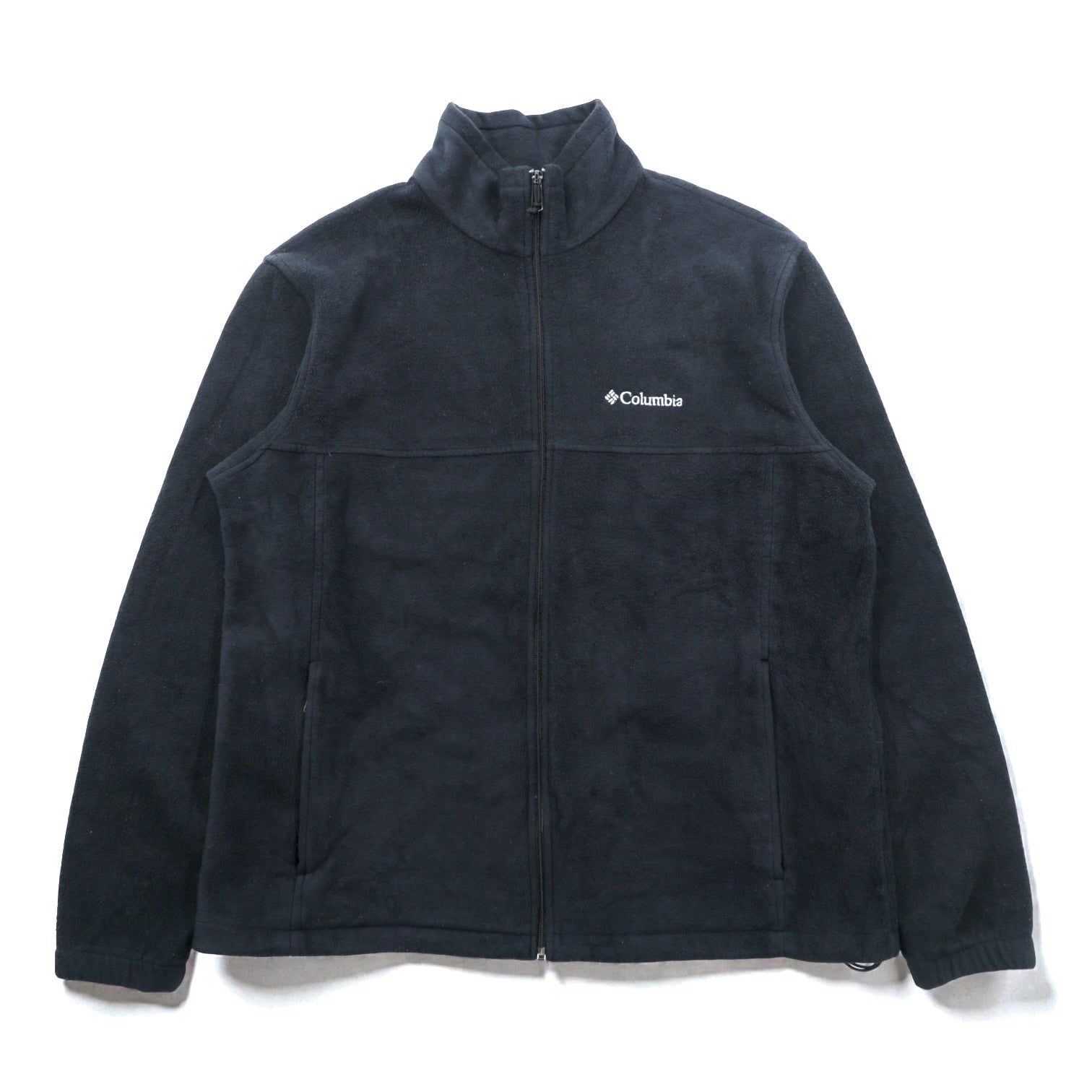 Columbia フリースジャケット XL ブラック ドローコード フルジップ MOUNTAIN FLEECE FULL ZIP JACKET XM6084