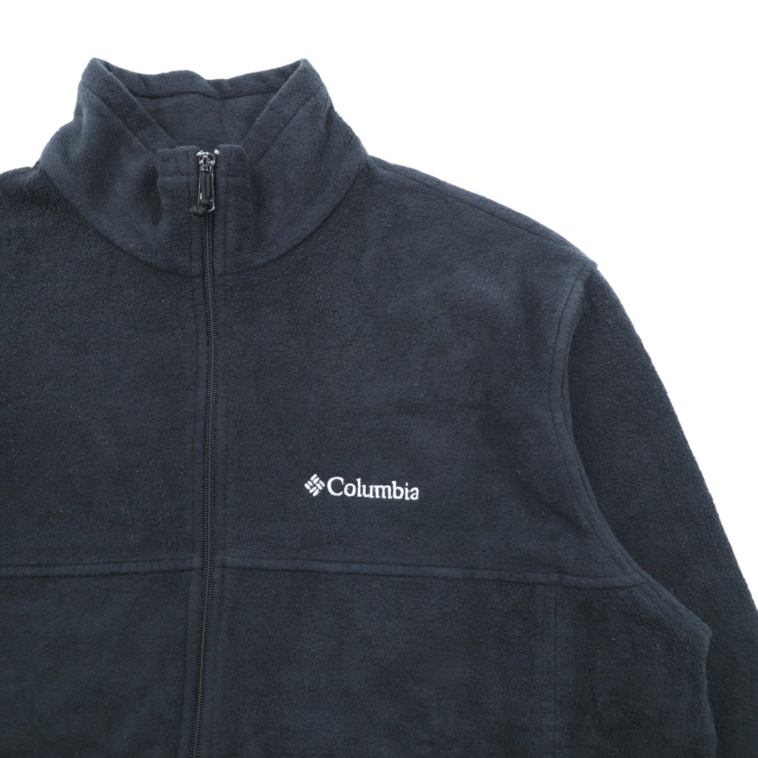 Columbia Fleece Jacket XL Black Polyester MOUNTAIN FULL ZIP XM6084