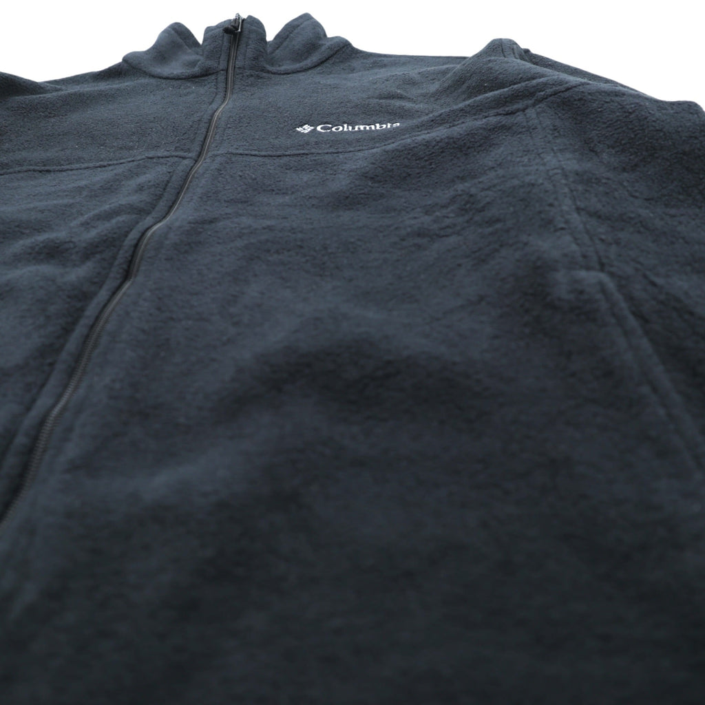 Columbia フリースジャケット XL ブラック ドローコード フルジップ MOUNTAIN FLEECE FULL ZIP JACKET XM6084