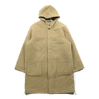 Eddie Bauer 90年代 ウール フーデッドコート  L ベージュ キルティングライナー 着脱式