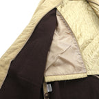 Eddie Bauer 90年代 ウール フーデッドコート  L ベージュ キルティングライナー 着脱式