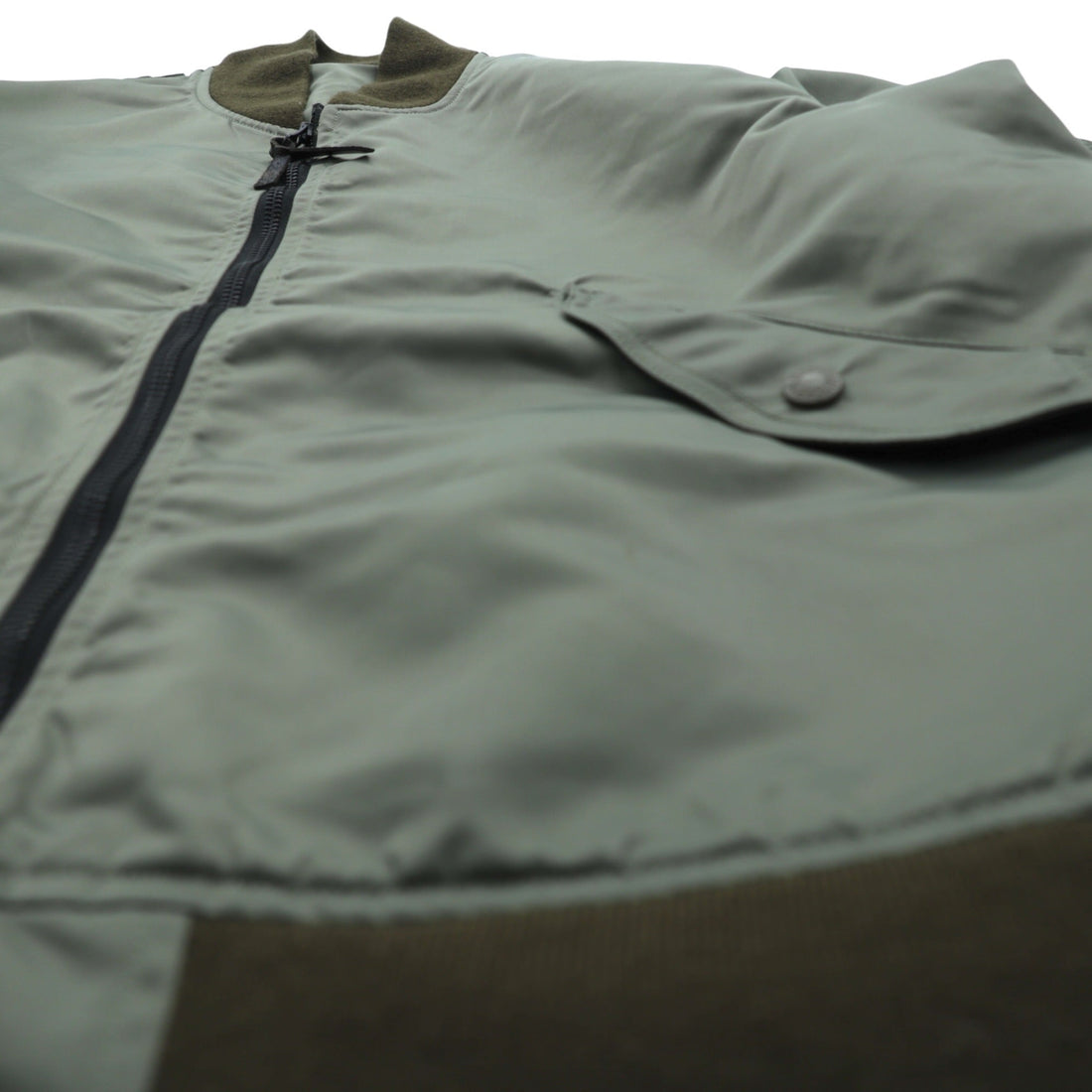 A BATHING APE L-2B Flight Jacket M Khaki Nylon Epaulets