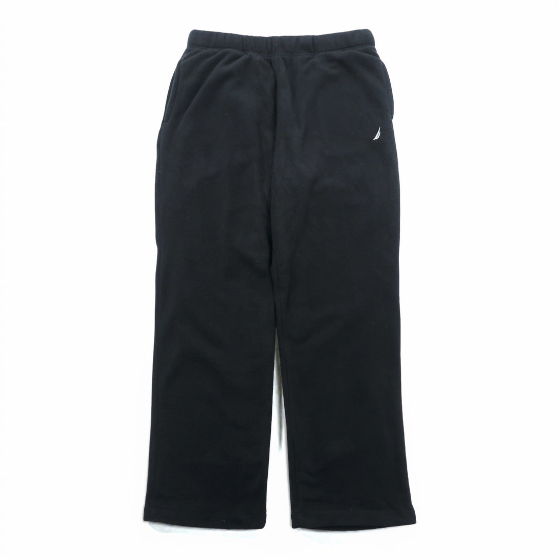 NAUTICA Fleece Easy Pants Chino Work L Black Polyester