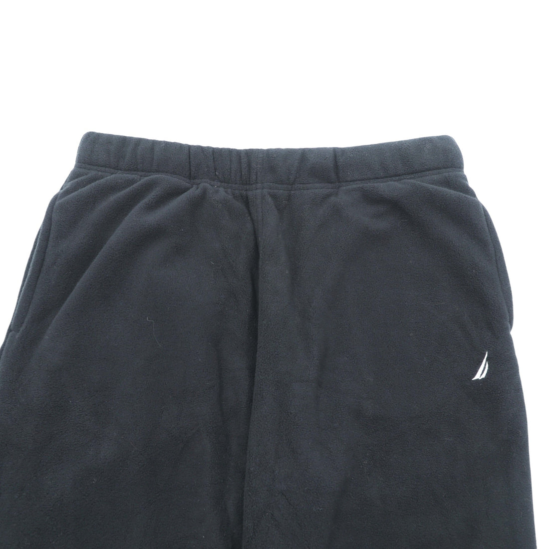 NAUTICA Fleece Easy Pants Chino Work L Black Polyester