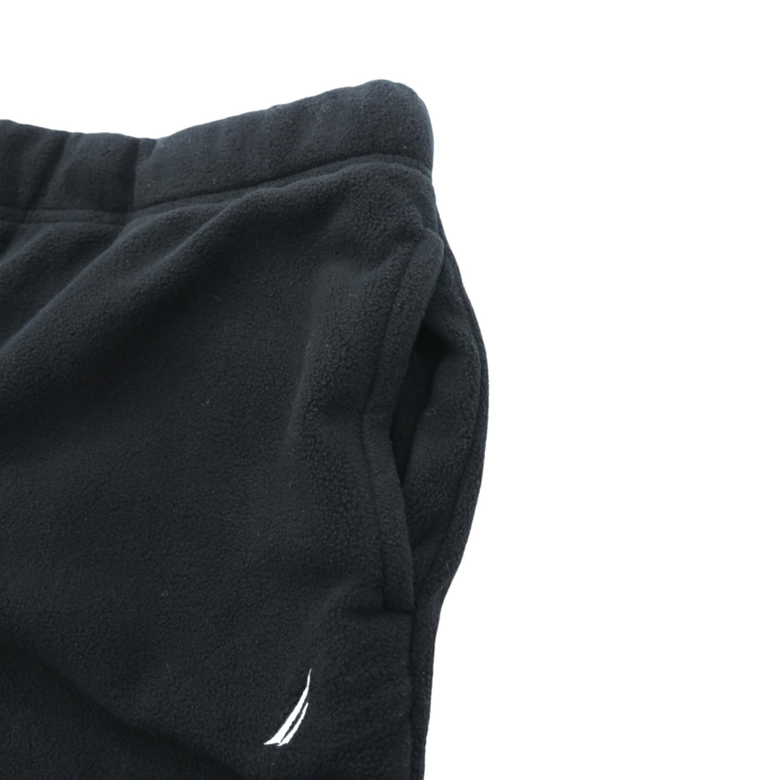 NAUTICA Fleece Easy Pants Chino Work L Black Polyester