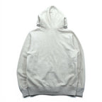 BUZZ RICKSON'S 染み込みプリント U.S AIR FORCE ジップパーカー M グレー LANGLEY A.F.BASE VIRGINIA