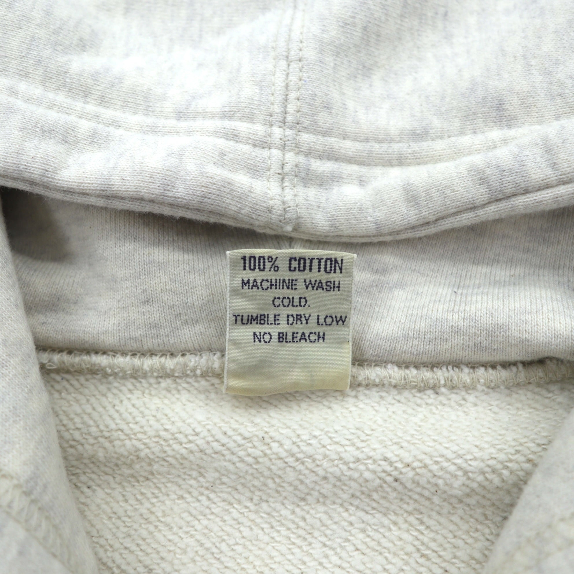 BUZZ RICKSON'S 染み込みプリント U.S AIR FORCE ジップパーカー M グレー LANGLEY A.F.BASE VIRGINIA