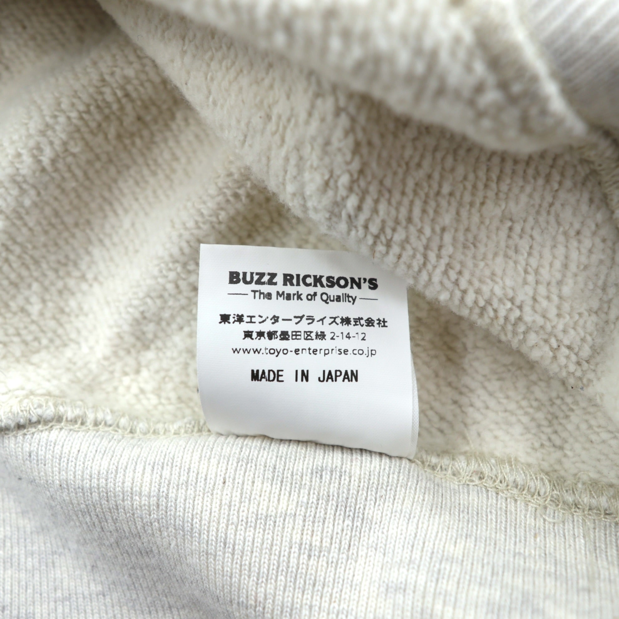 BUZZ RICKSON'S 染み込みプリント U.S AIR FORCE ジップパーカー M グレー LANGLEY A.F.BASE VIRGINIA