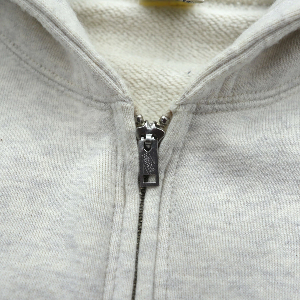 BUZZ RICKSON'S 染み込みプリント U.S AIR FORCE ジップパーカー M グレー LANGLEY A.F.BASE VIRGINIA