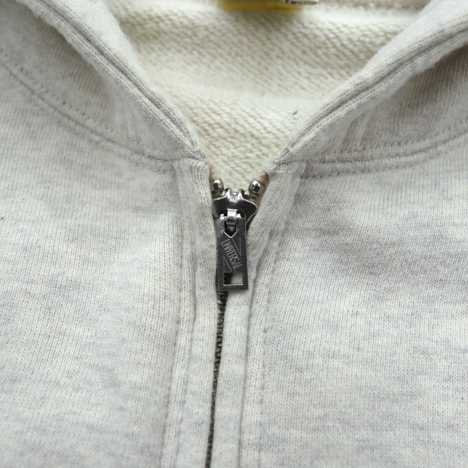 BUZZ RICKSON'S 染み込みプリント U.S AIR FORCE ジップパーカー M グレー LANGLEY A.F.BASE VIRGINIA